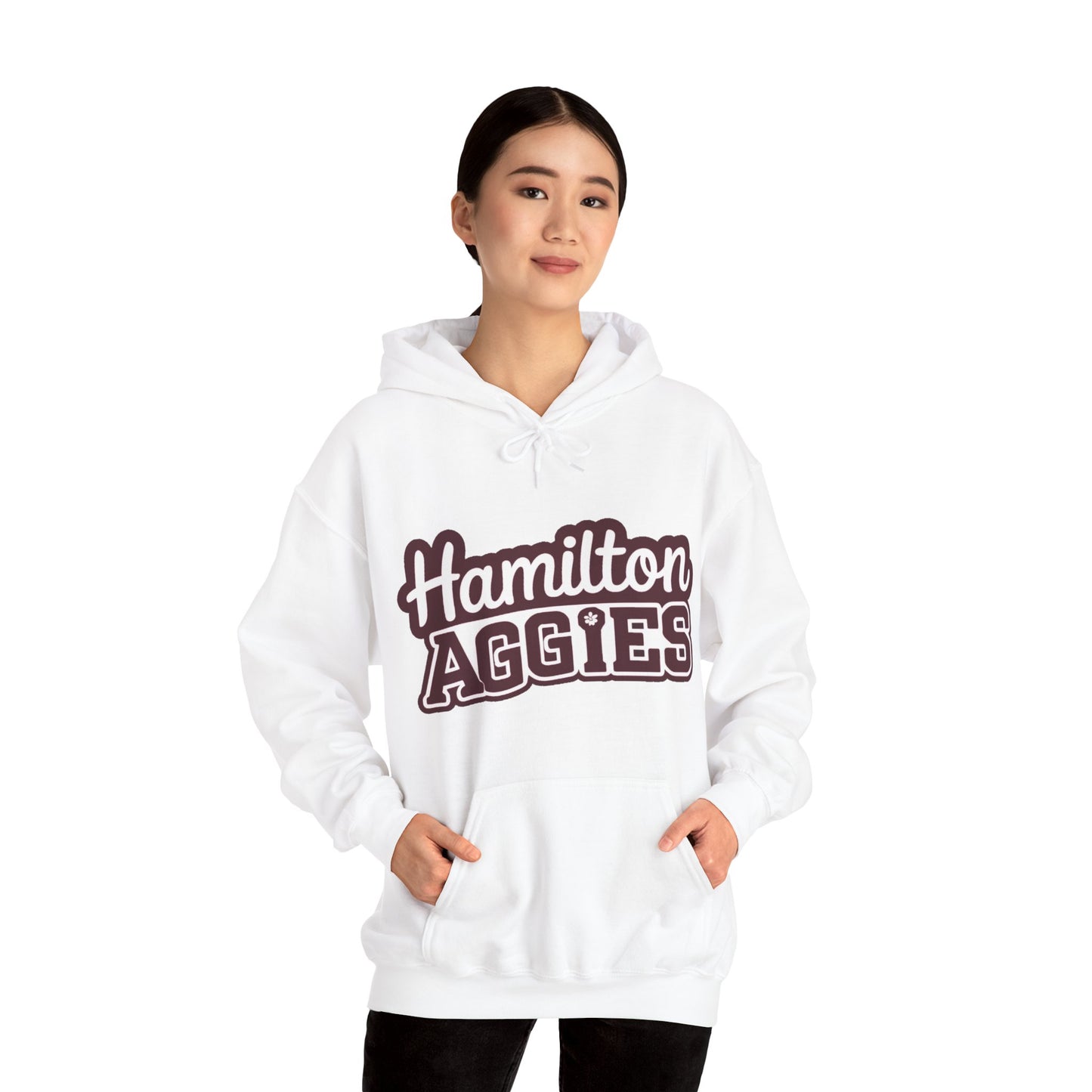 Adult Hoodie Sweatshirt \ Hamilton Aggies \ HAG2
