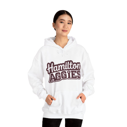Adult Hoodie Sweatshirt \ Hamilton Aggies \ HAG2