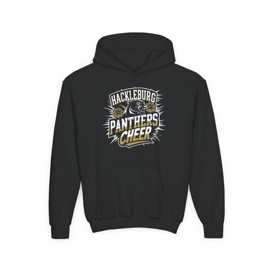 Youth Hoodie Sweatshirt \ Hackleburg Panthers Cheer \ HPC1