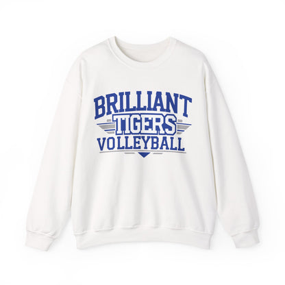 Adult Crewneck Sweatshirt \ Brilliant Tigers Volleyball \ BTV2