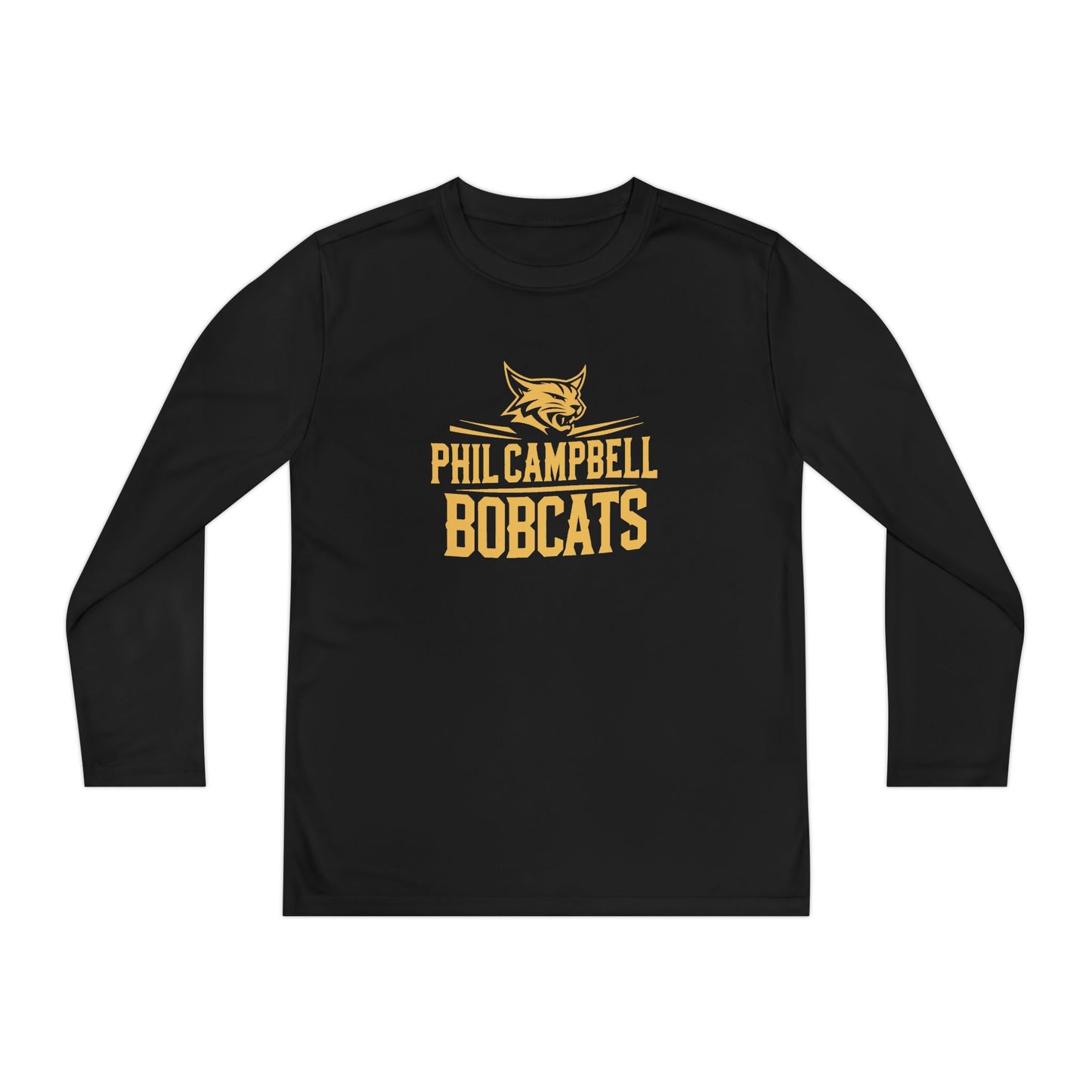 Youth Long Sleeve Tee \ Phil Campbell Bobcats \ PCB2