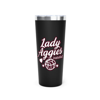 22oz Copper Insulated Tumbler \ Hamilton Aggies Basketball \ HABBG2