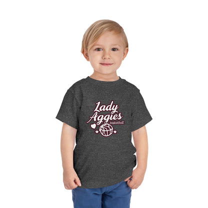 Toddler Tee \ Hamilton Aggies Basketball \ HABBG2