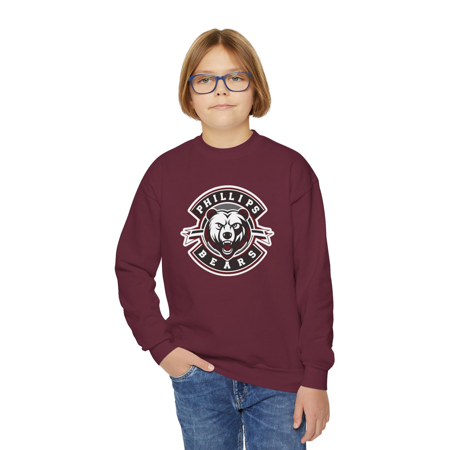 Youth Crewneck Sweatshirt \ Phillips Bears \ PB1