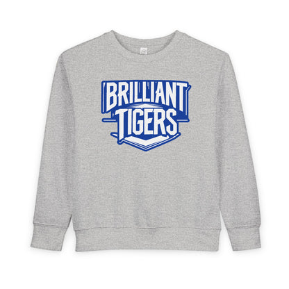 Toddler Crewneck Sweatshirt \ Brilliant Tigers \ BT2