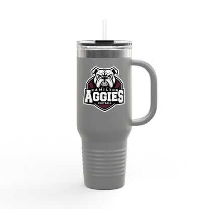 40oz Insulated Tumbler \ Hamilton Aggies Football \ HAF2