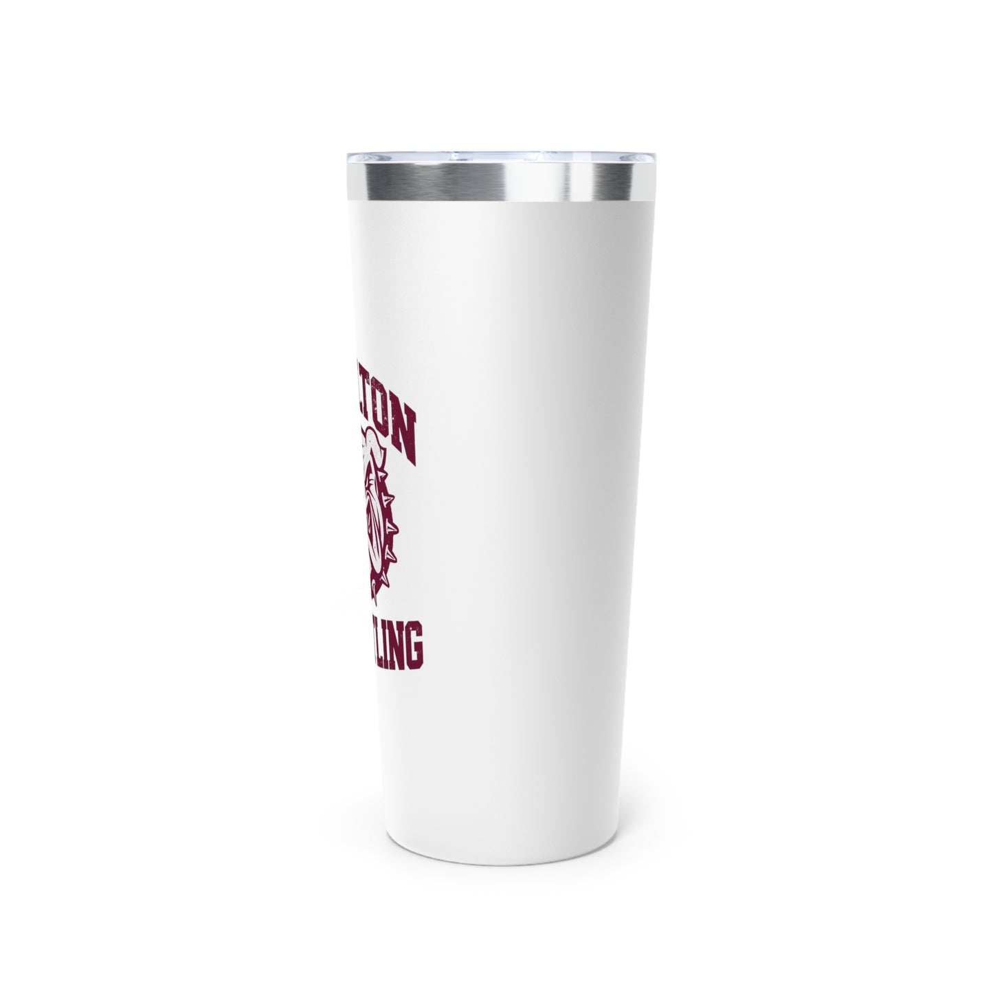 22oz Copper Insulated Tumbler \ Hamilton Aggies Wrestling \ HAW2