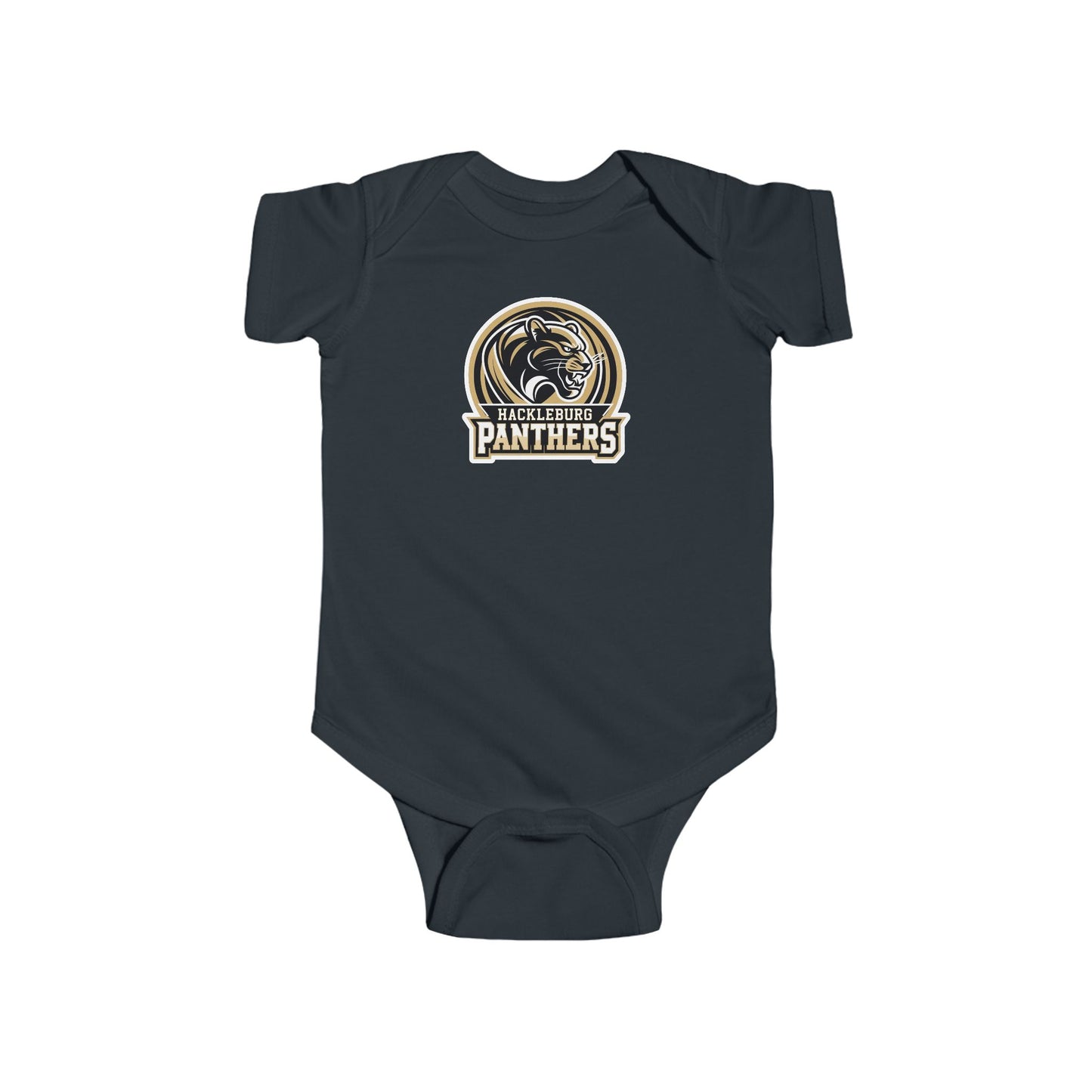 Short Sleeve Baby Bodysuit \ Hackleburg Panthers \ HP2
