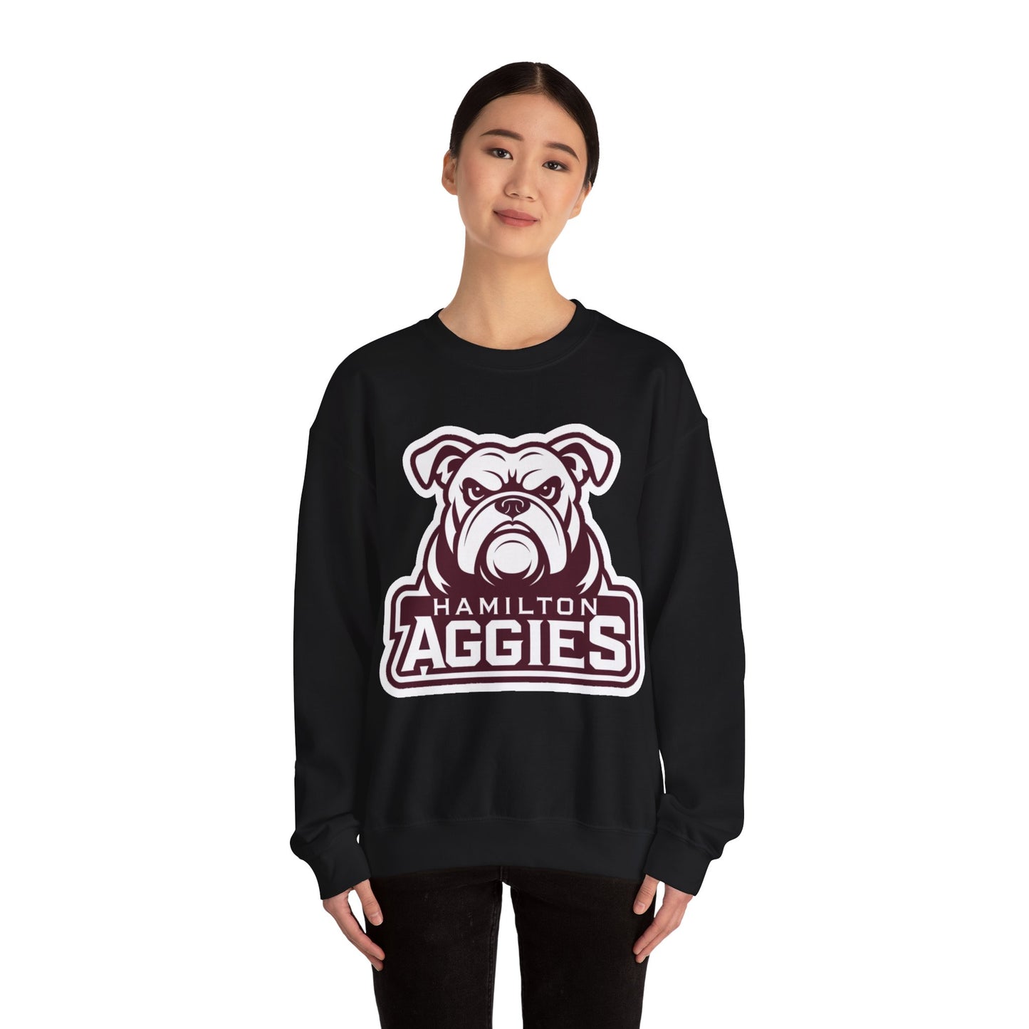 Adult Crewneck Sweatshirt \ Hamilton Aggies \ HA4