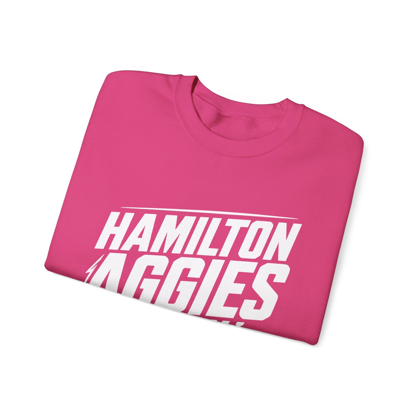 Adult Crewneck Sweatshirt \ Hamilton Aggies Basketball \ HABK2