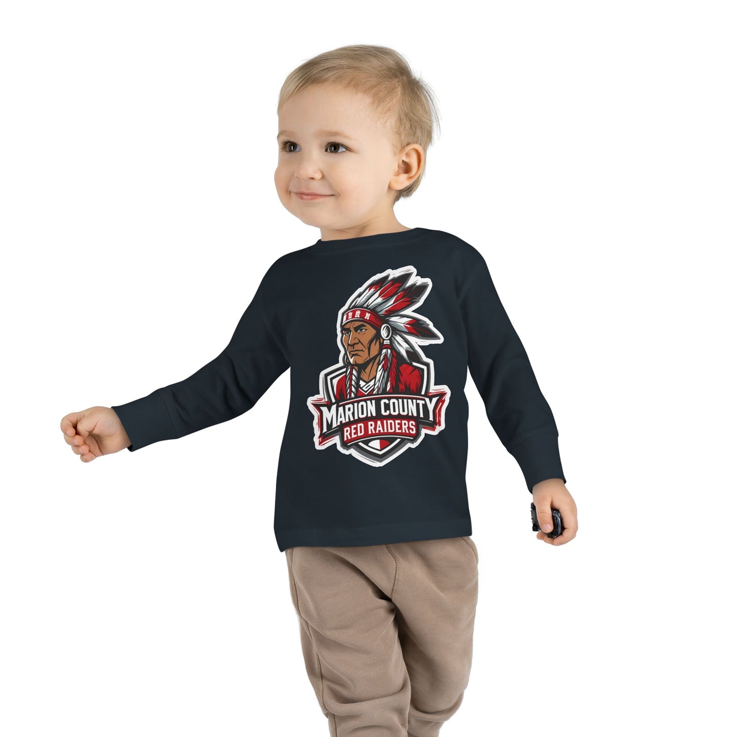 Toddler Long Sleeve Tee \ Marion County Red Raiders \ MC2