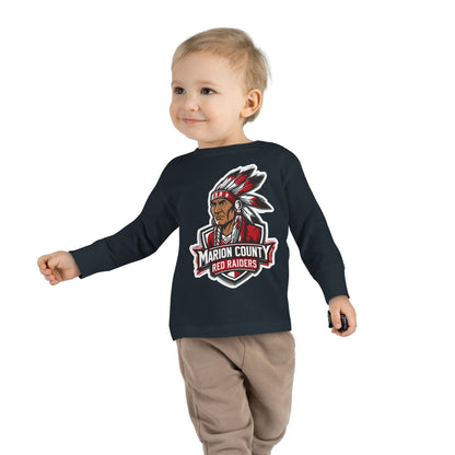 Toddler Long Sleeve Tee \ Marion County Red Raiders \ MC2
