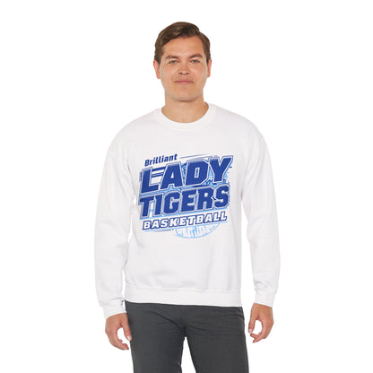 Adult Crewneck Sweatshirt \ Brilliant Tigers Basketball \ BTBKG2