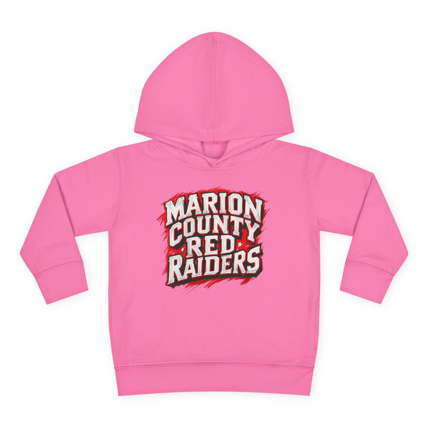 Toddler Hoodie Sweatshirt \ Marion County Red Raiders \ MC1