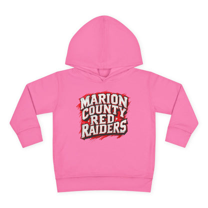 Toddler Hoodie Sweatshirt \ Marion County Red Raiders \ MC1