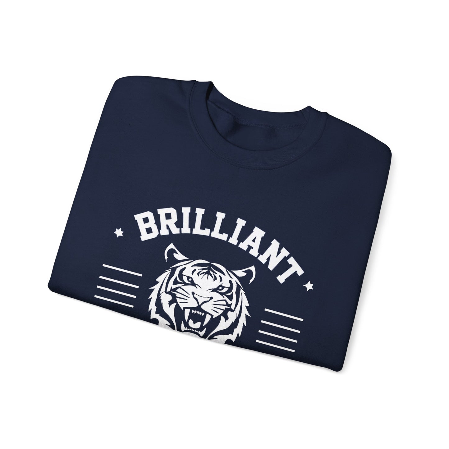 Adult Crewneck Sweatshirt \ Brilliant Tigers Football \ BTF2