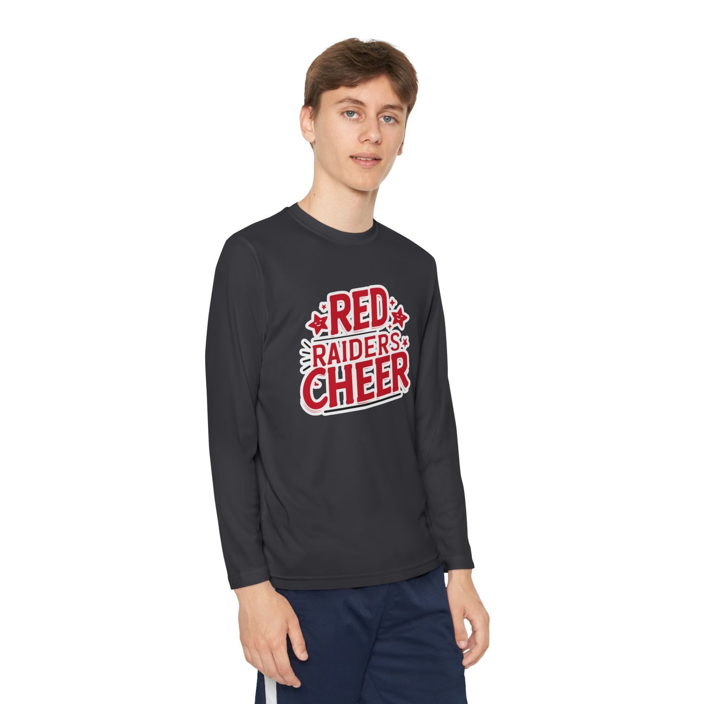 Youth Long Sleeve Tee \ Marion County Red Raiders Cheer \ MCC2