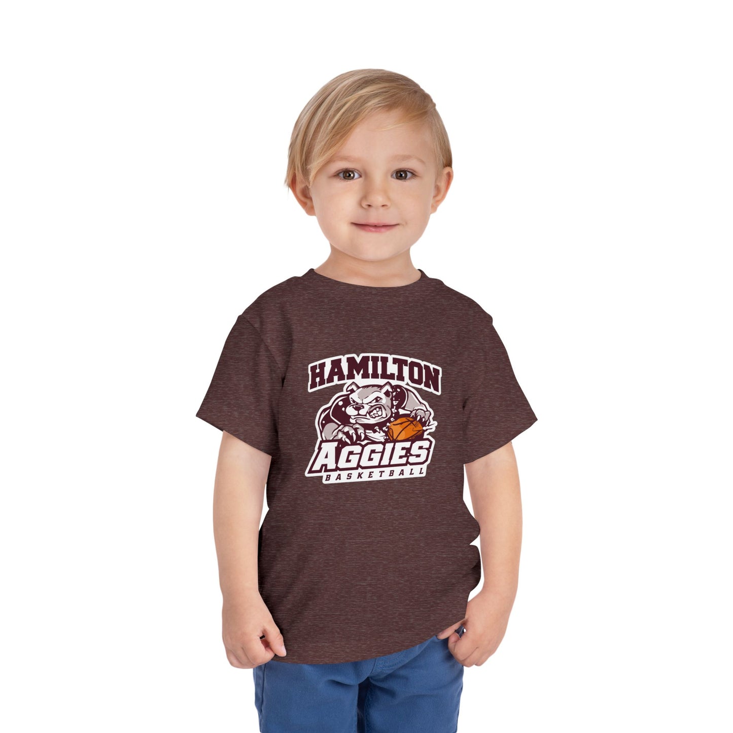 Toddler Tee \ Hamilton Aggies Basketball \ HABB1
