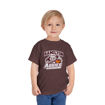 Toddler Tee \ Hamilton Aggies Basketball \ HABB1