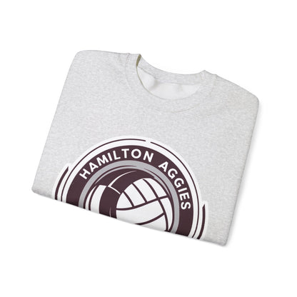 Adult Crewneck Sweatshirt \ Hamilton Aggies Volleyball \ HAV1