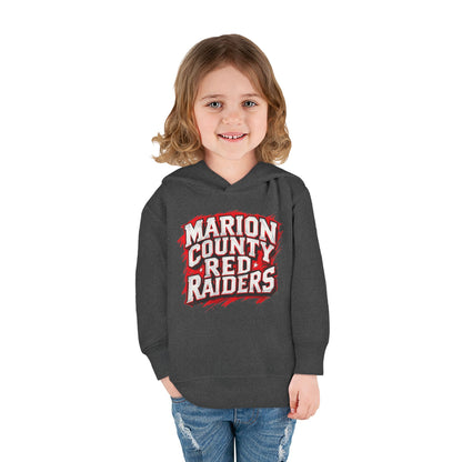 Toddler Hoodie Sweatshirt \ Marion County Red Raiders \ MC1