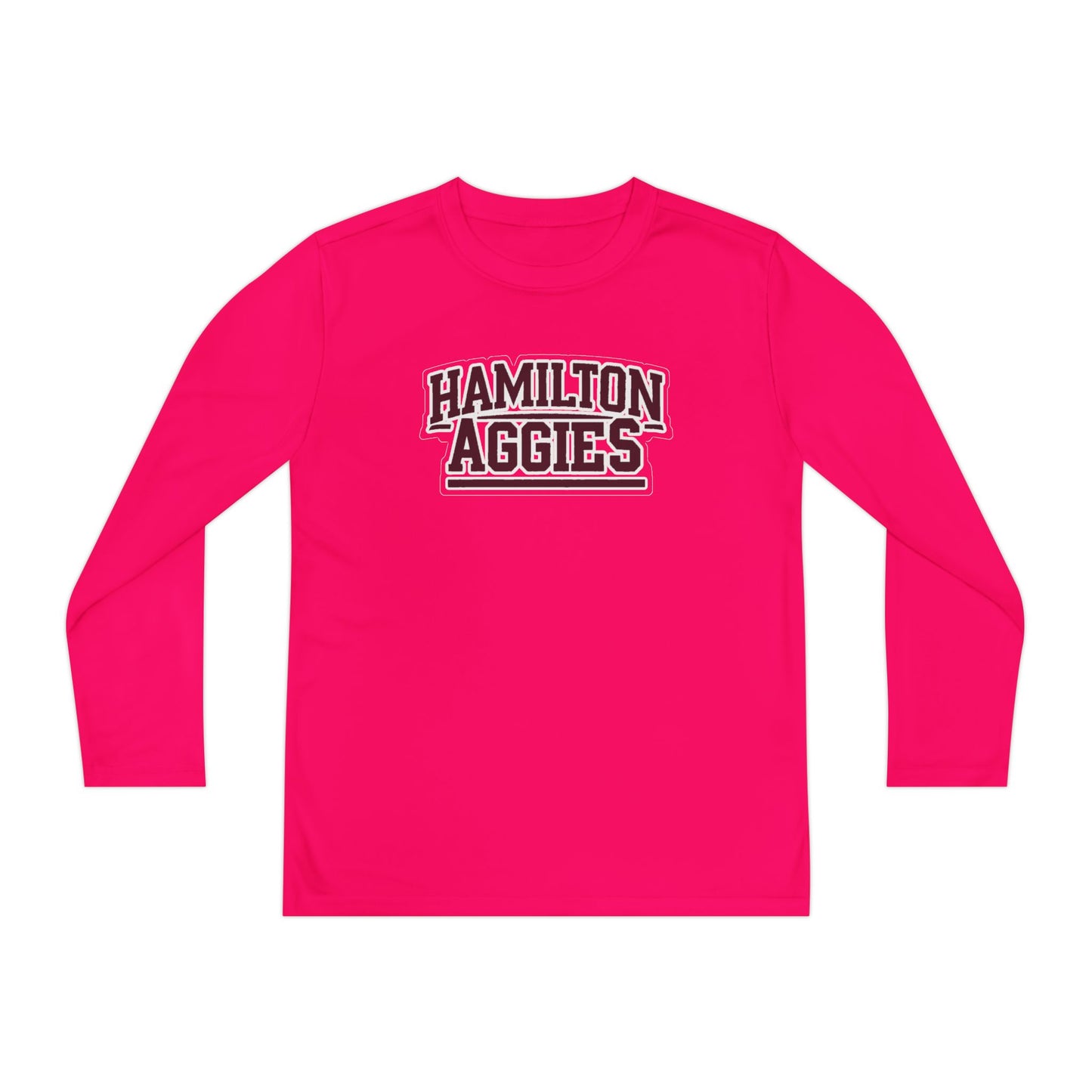 Youth Long Sleeve Tee \ Hamilton Aggies \ HA2