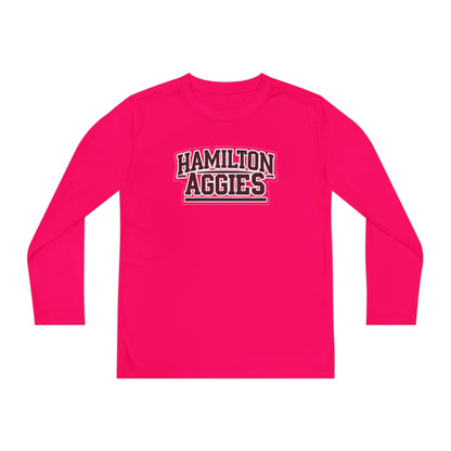 Youth Long Sleeve Tee \ Hamilton Aggies \ HA2