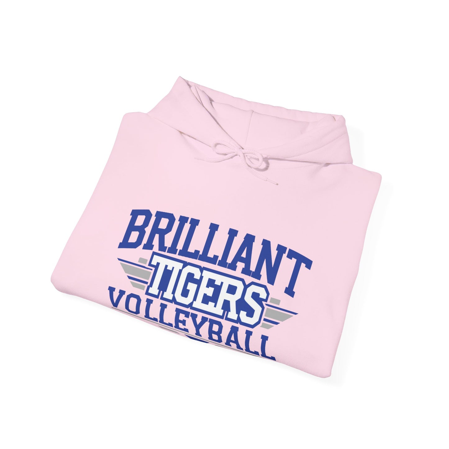 Adult Hoodie Sweatshirt \ Brilliant Tigers Volleyball \ BTV2