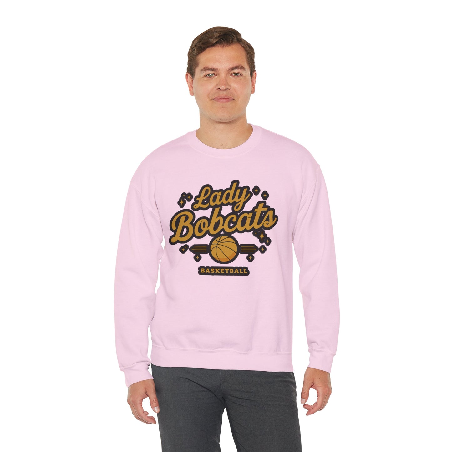Adult Crewneck Sweatshirt \ Phil Campbell Bobcats Basketball \ PCBBKG2