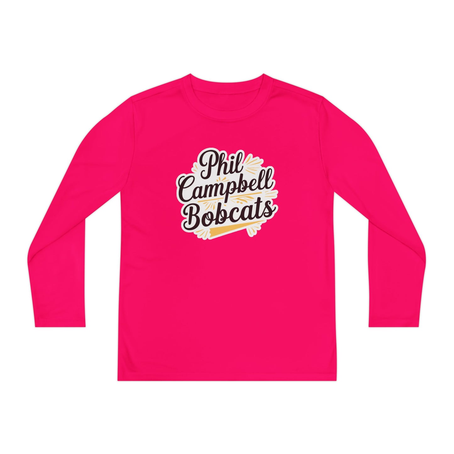 Youth Long Sleeve Tee \ Phil Campbell Bobcats \ PCBG2