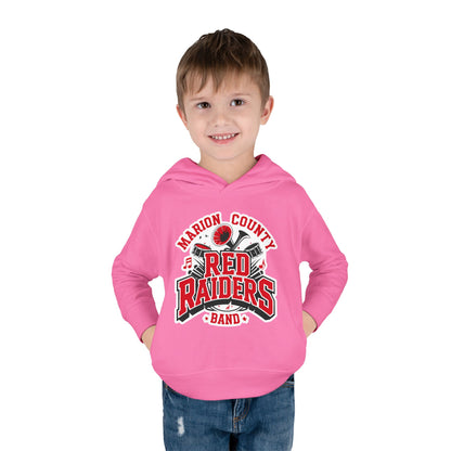 Toddler Hoodie Sweatshirt \ Marion County Red Raiders Band \ MCB2