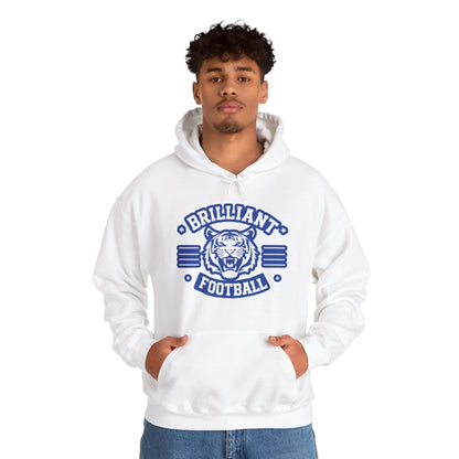 Adult Hoodie Sweatshirt \ Brilliant Tigers Football \ BTF2