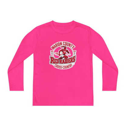 Youth Long Sleeve Tee \ Marion County Red Raiders Cross-Country \ MCCC2