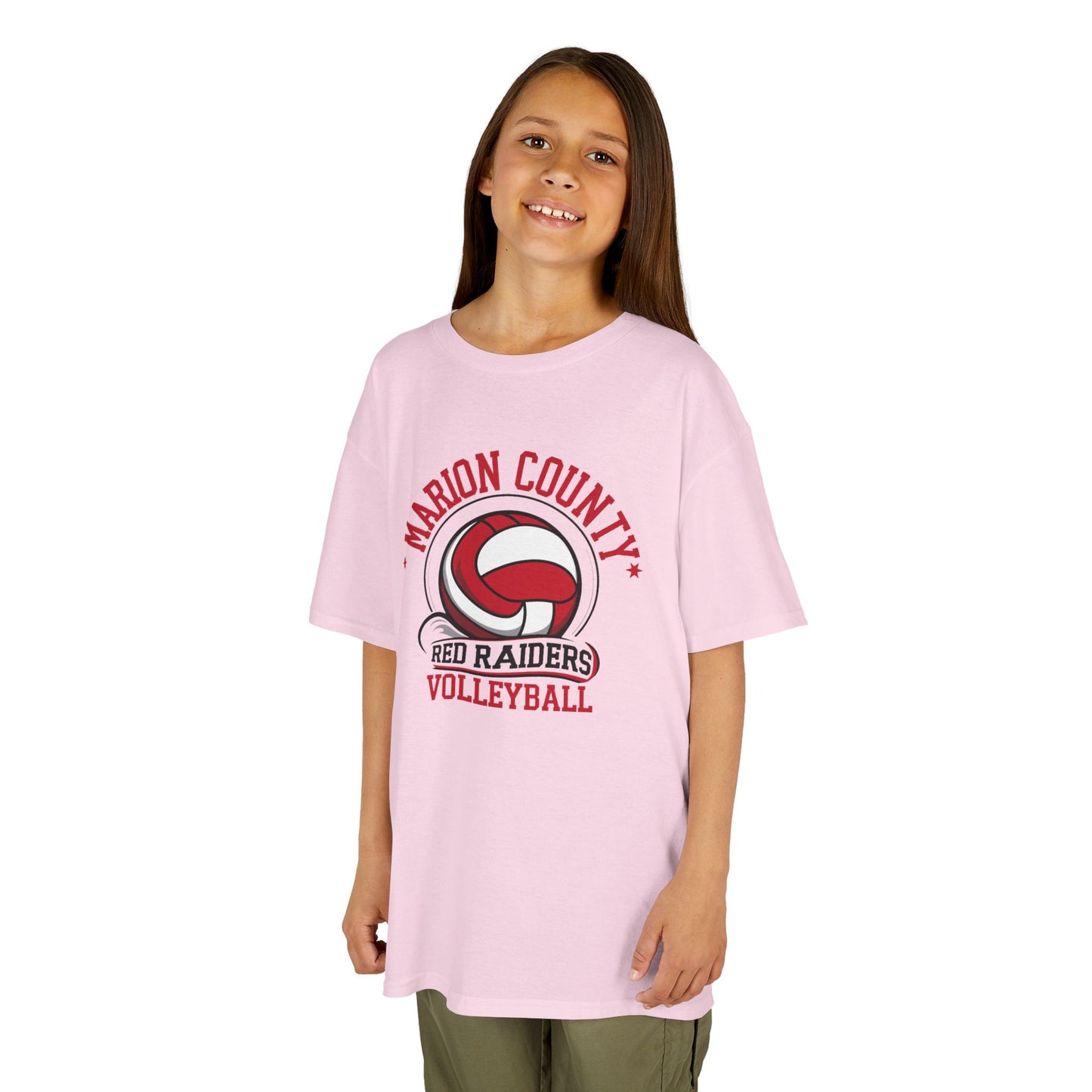 Youth Tee \ Marion County Red Raiders Volleyball \ MCV1