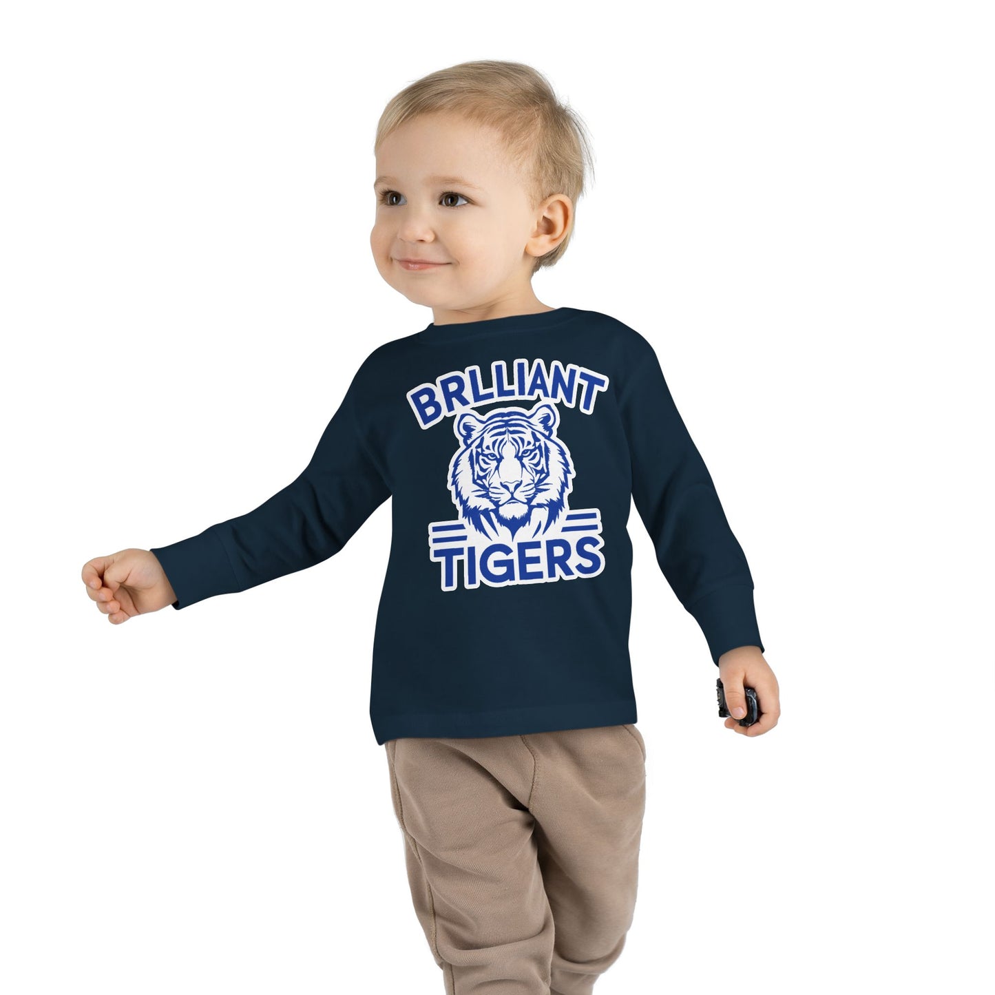 Toddler Long Sleeve Tee \ Brilliant Tigers \ BT1