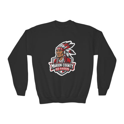 Youth Crewneck Sweatshirt \ Marion County Red Raiders \ MC2