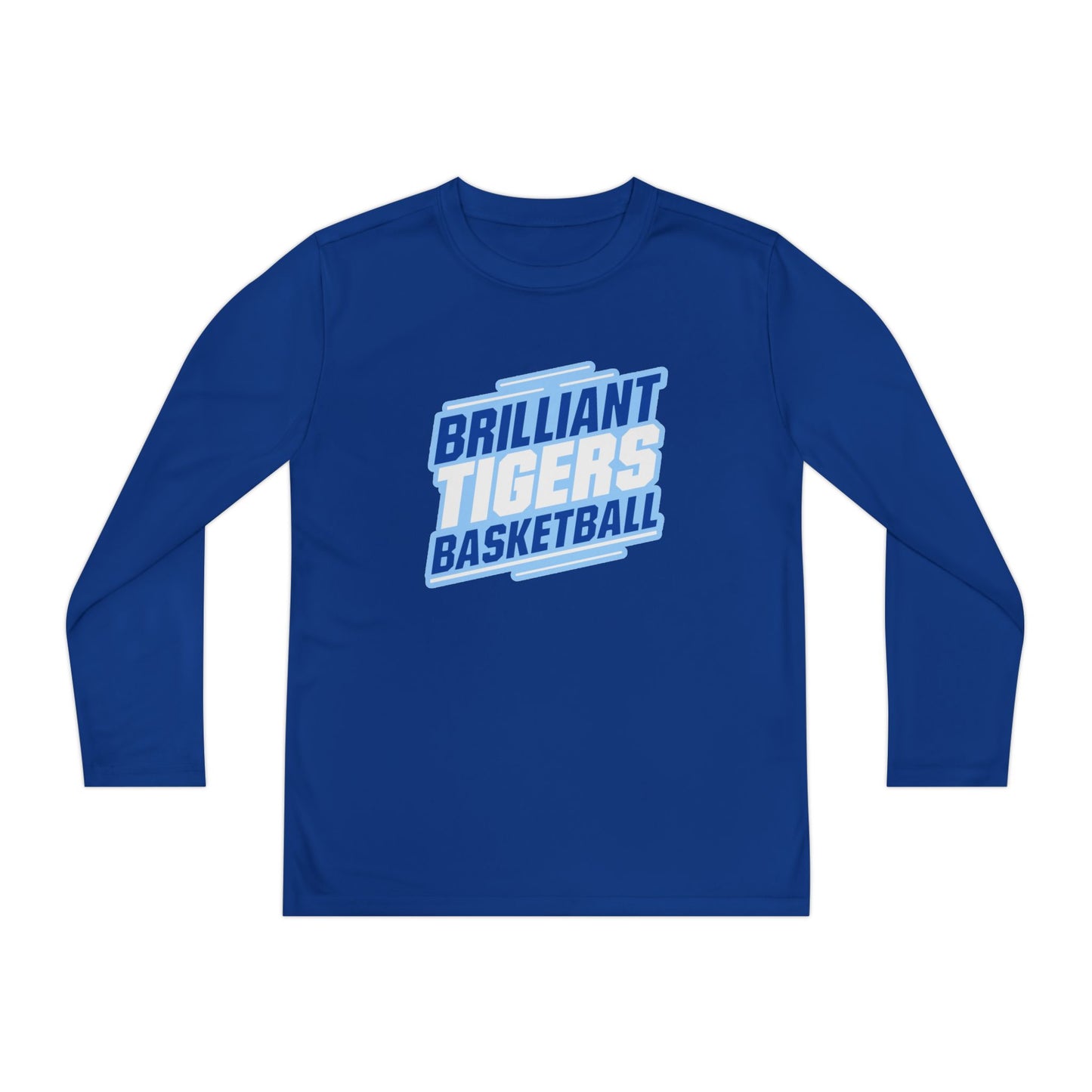Youth Long Sleeve Tee \ Brilliant Tigers Basketball \ BTBK2