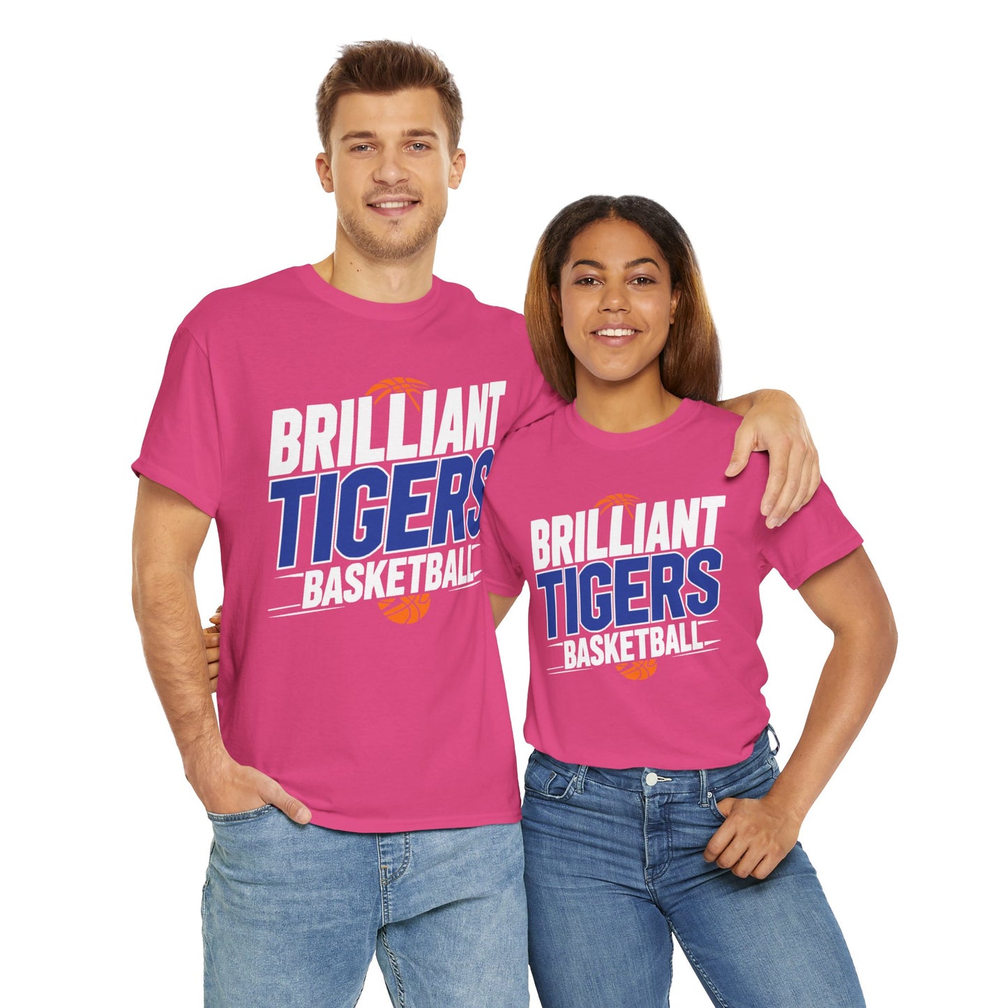 Adult Tee \ Brilliant Tigers Basketball \ BTBK1