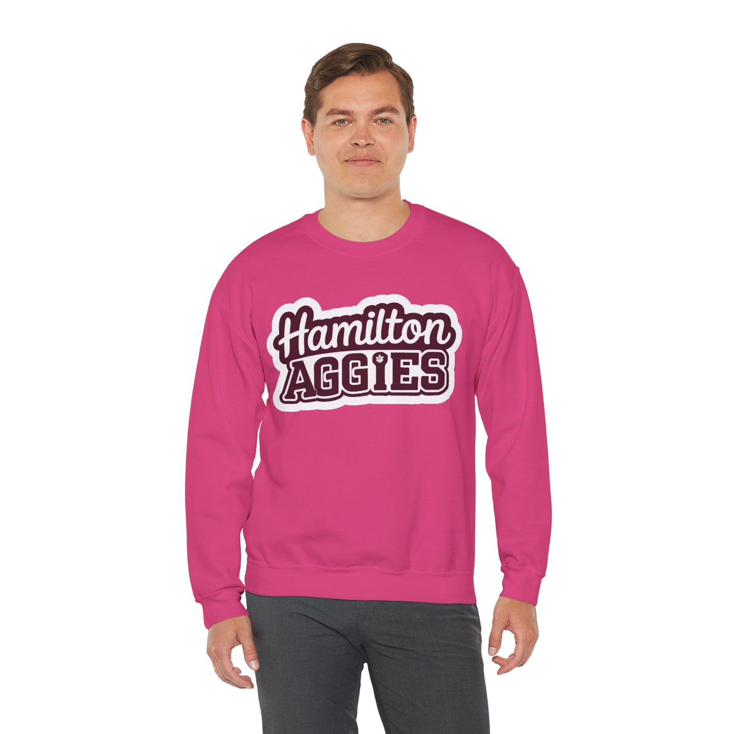 Adult Crewneck Sweatshirt \ Hamilton Aggies \ HAG2