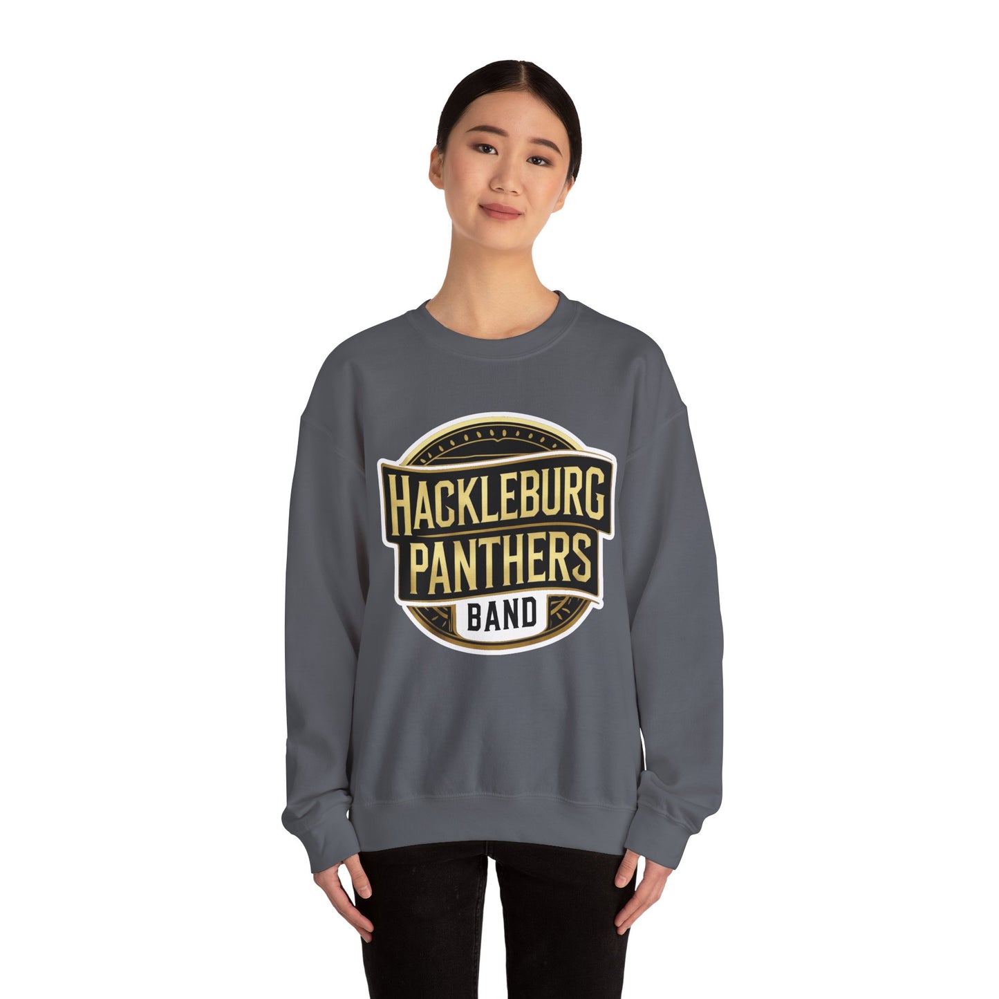 Adult Crewneck Sweatshirt \ Hackleburg Panthers Band \ HPB2