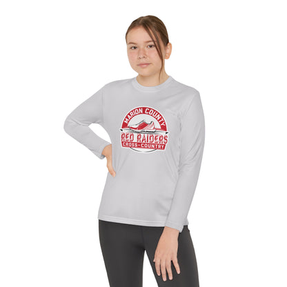 Youth Long Sleeve Tee \ Marion County Red Raiders Cross-Country \ MCCC1
