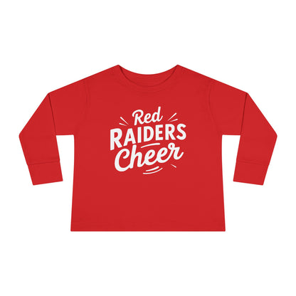 Toddler Long Sleeve Tee \ Marion County Red Raiders Cheer \ MCC1