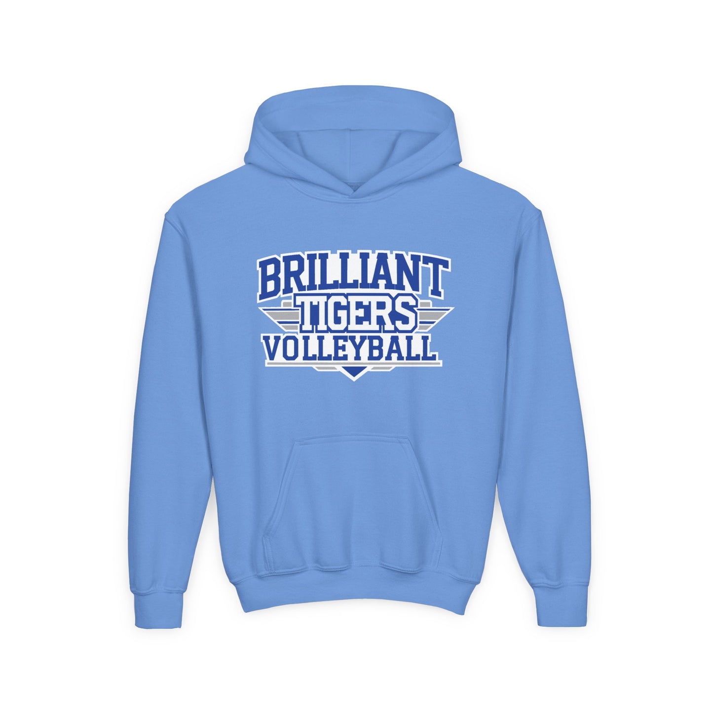 Youth Hoodie Sweatshirt \ Brilliant Tigers Volleyball \ BTV2