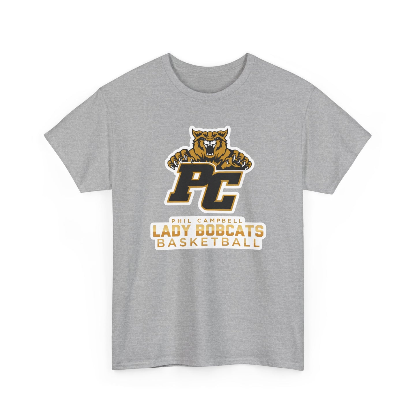 Adult Tee \ Phil Campbell Bobcats Basketball \ PCBBKG1
