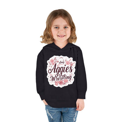 Toddler Hoodie Sweatshirt \ Hamilton Aggies Wrestling \ HAWG1
