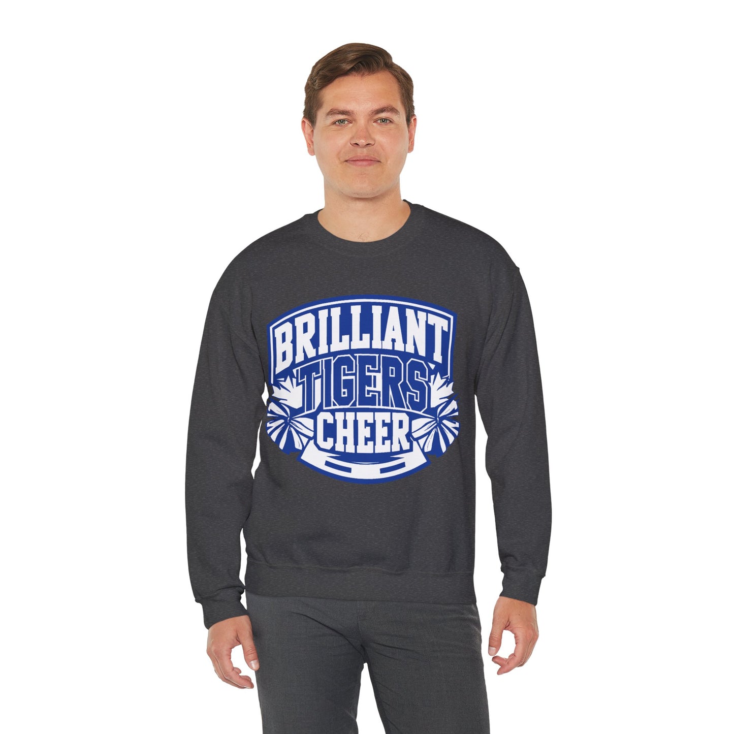 Adult Crewneck Sweatshirt \ Brilliant Tigers Cheer \ BTC1