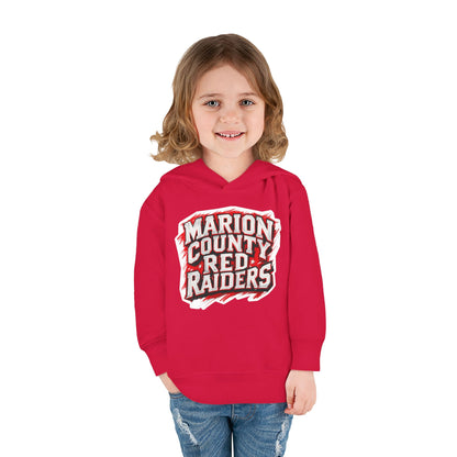 Toddler Hoodie Sweatshirt \ Marion County Red Raiders \ MC1