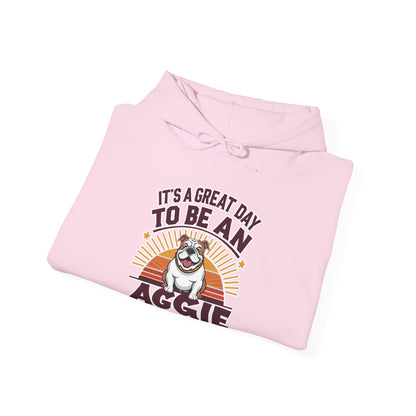Adult Hooded Sweatshirt \ It's a Great Day to be an Aggie! \ GDA2