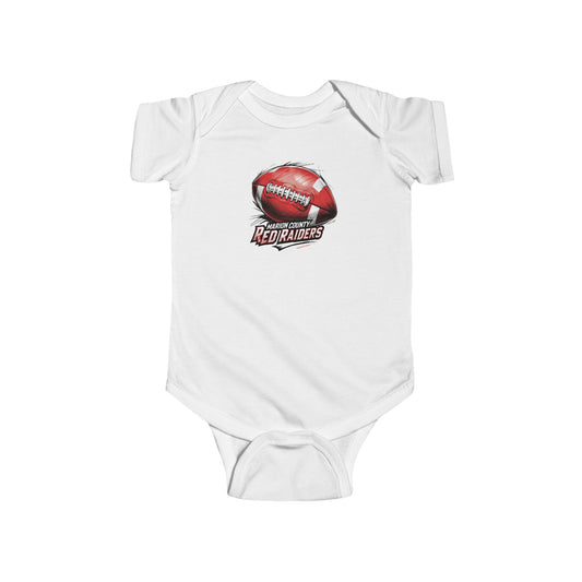 Short Sleeve Baby Bodysuit \ Marion County Red Raiders Football \ MCF1