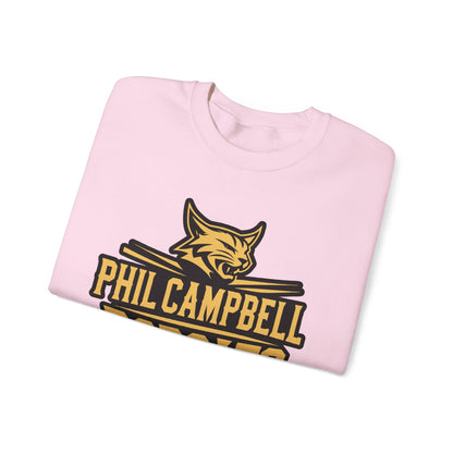 Adult Crewneck Sweatshirt \ Phil Campbell Bobcats \ PCB2